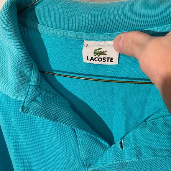 Blue Izod Lacoste Polo Shirt - XL - Picture 3 of 3